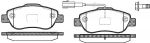 Комплект тормозных колодок, дисковый тормоз ROADHOUSE 2110011