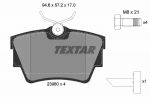 Комплект тормозных колодок, дисковый тормоз TEXTAR 2398001