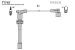 Комплект проводов зажигания TESLA T774S