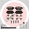 Комплект тормозных колодок, дисковый тормоз ZIMMERMANN 234171501