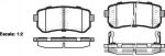 Комплект тормозных колодок, дисковый тормоз ROADHOUSE 2120902