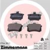 Комплект тормозных колодок, дисковый тормоз ZIMMERMANN 211441651