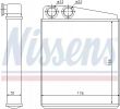 Теплообменник, отопление салона NISSENS 70228