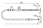 Трос тормозного привода стояночной тормозной системы BOSCH 1987477717