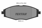 Комплект тормозных колодок, дисковый тормоз TEXTAR 2324102