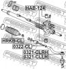 Подвеска, рулевое управление FEBEST HAB124